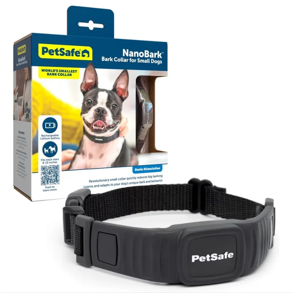 Petsafe NanoBark Collar by PetSafe Rechargeable Dog Bark Collar, Black